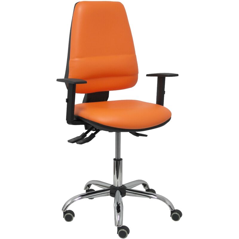 piqueras y crespo - chaise elche s 24 heures de couleur orange avec support lombaire