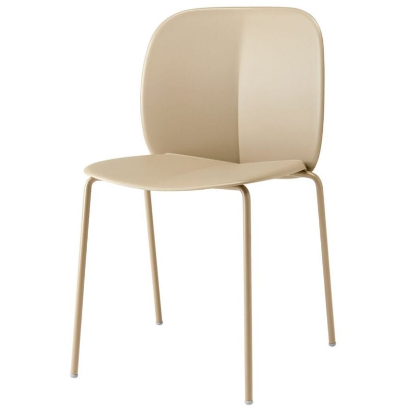 Chaise design, Chaise empilable Mentha recyclée par scab Taupe en Plastique Scab Design