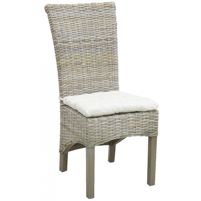 Chaise en acajou teinté