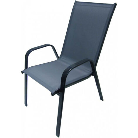 Chaise en acier Vigor, Linda rigide, 55x72x97cm