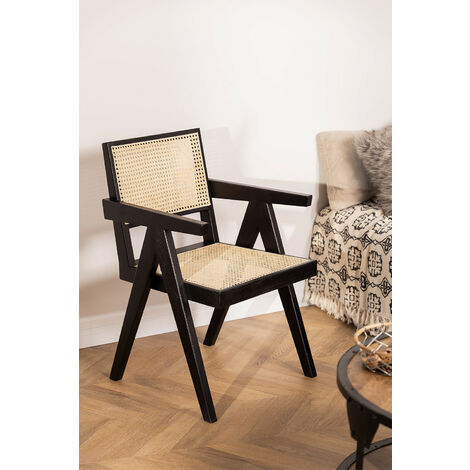 SKLUM Chaise en Bois avec Accoudoirs Lali