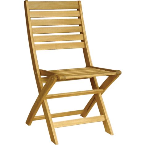 Chaise en bois sans accoudoirs