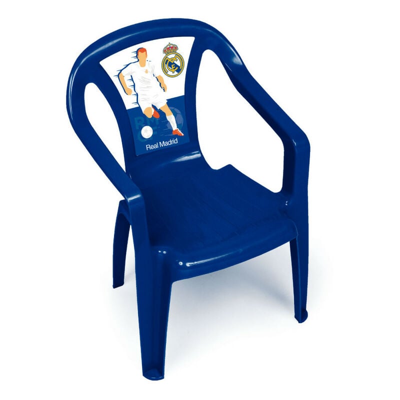chaise en plastique 36.5x40x51cm - real madrid cf
