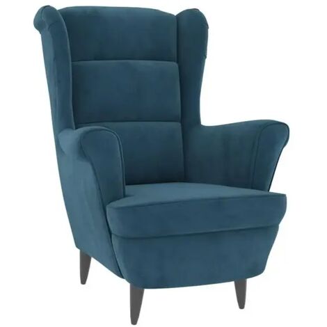 Chaise en plastique ergonomique bleue – Assise confortable pour bureau, salle à manger ou intérieur – Design moderne et stable