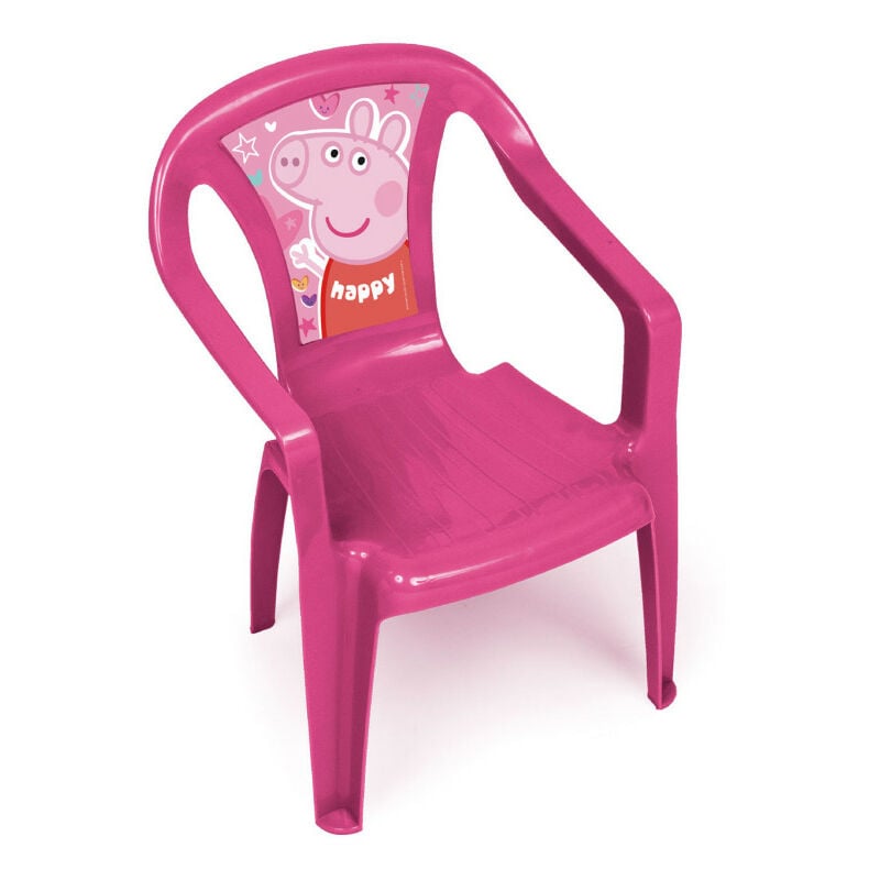 chaise en plastique - peppa pig