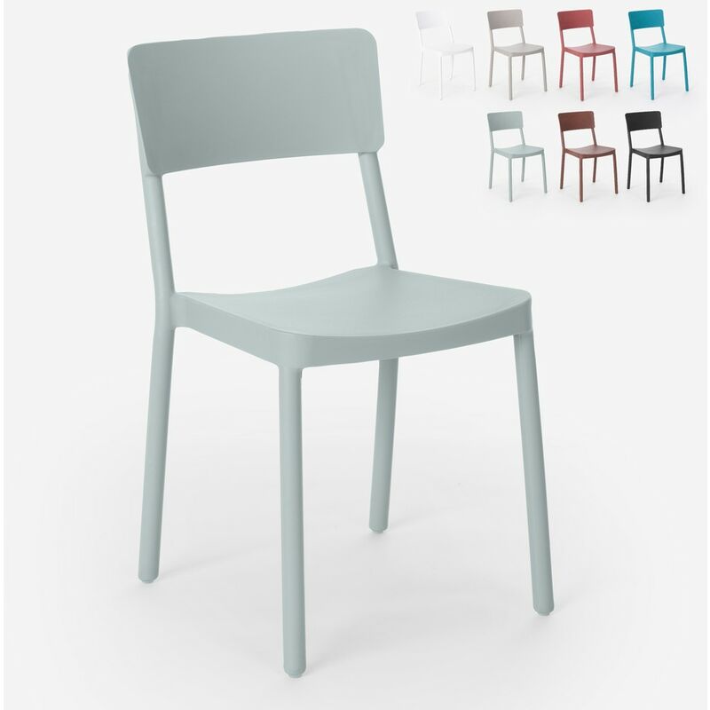 Ahd Amazing Home Design - Chaise de cuisine bar restaurant et jardin au design moderne Liner Couleur: Gris clair