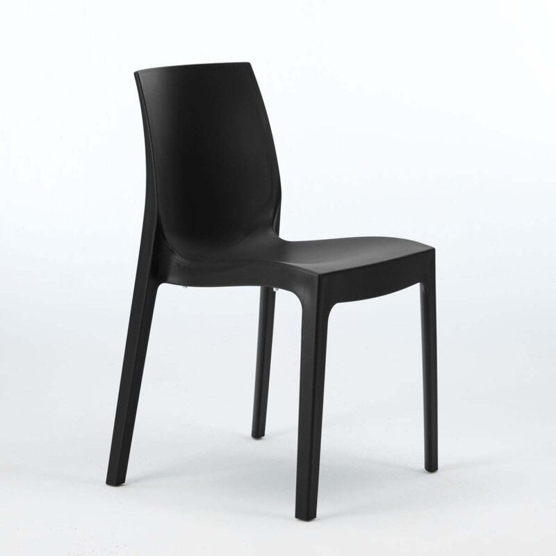 Grand Soleil – Chaise empilable en polypropylène – Hauteur d'assise 45 cm – Pour espaces intérieurs et extérieurs – Conformité EN 15373:2007