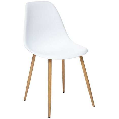 Chaise Taho 44cm blanc - Atmosphera créateur d'intérieur