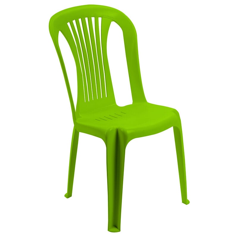 Garden Life - chaise en résine vert lim