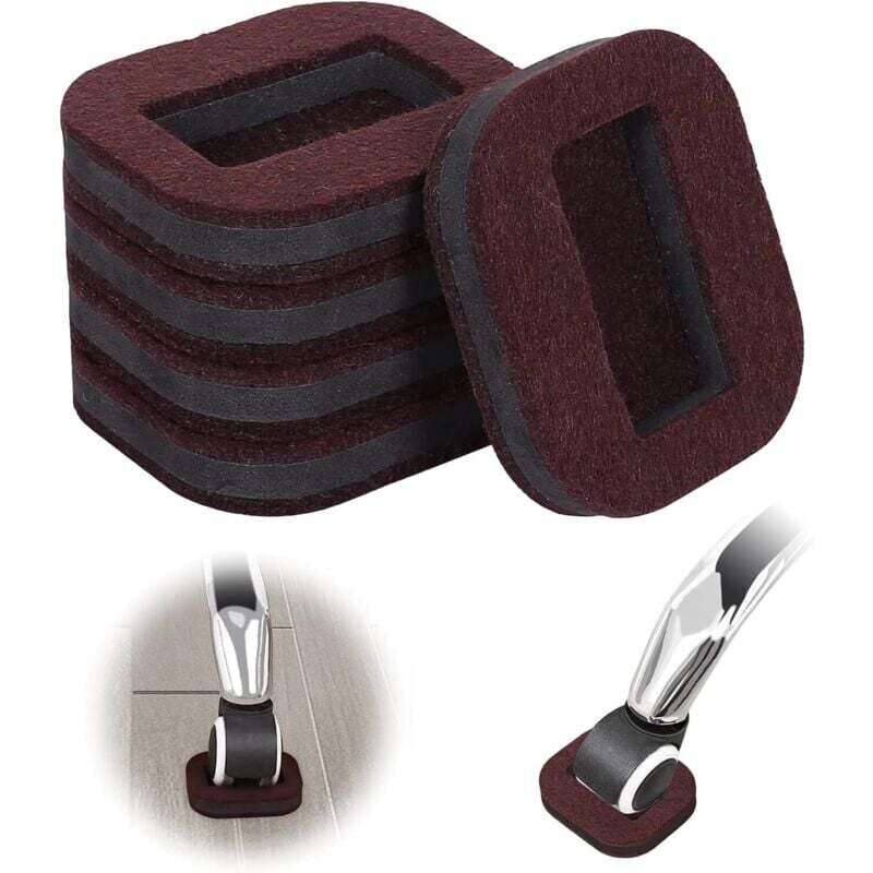 Chaise en Roue Coussinets Lot De 5 Coussin De Fixation À Rouleaux Patins Antidérapants pour roulettes De Meubles Tasses De roulettes De Chaise