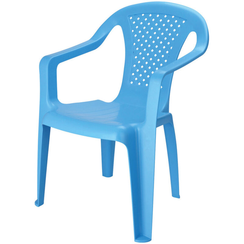 Chaise enfant KOOPMAN INTERNATIONAL CHAISE ENFANT ASS4 Bleu clair Empilable Intérieur/Extérieur