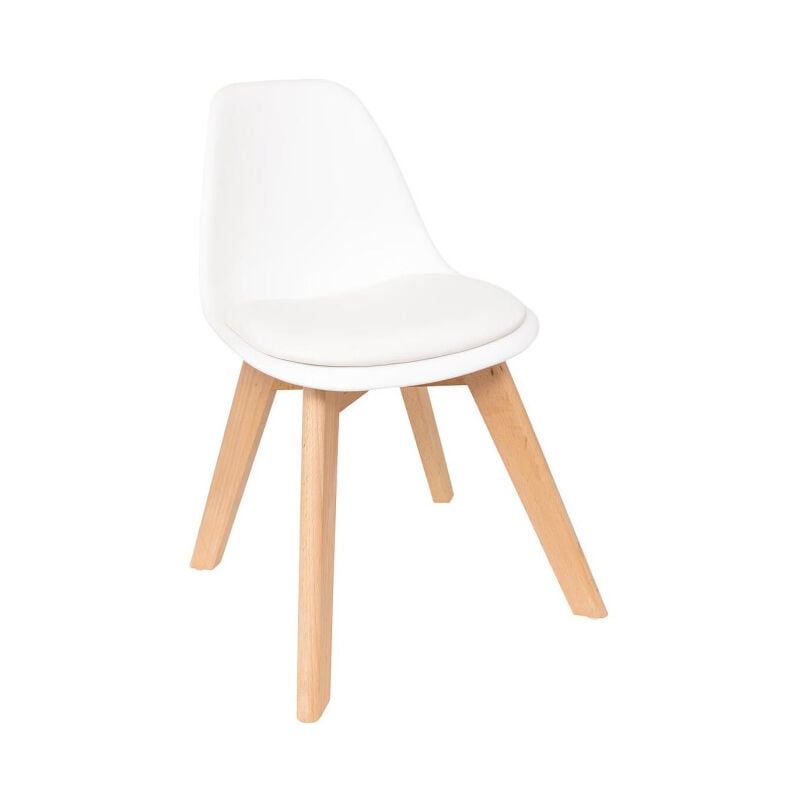 Chaise Enfant Mini 'Baya' 55cm Blanc