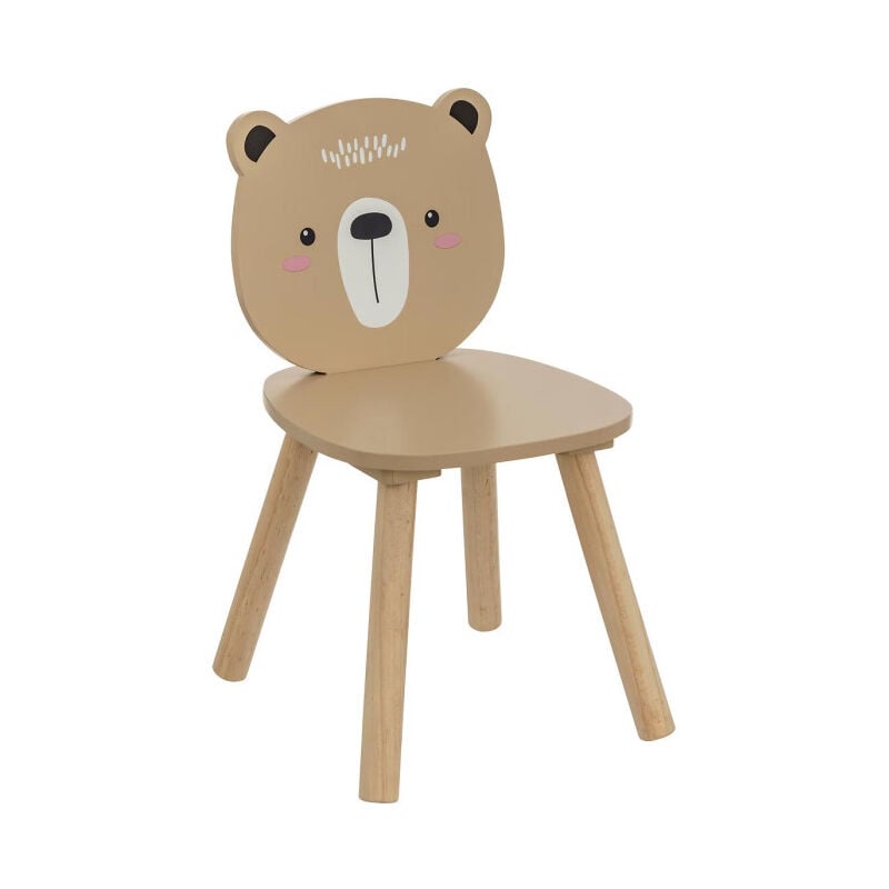 Chaise Enfant Ourson 'Douceur' 46cm Multicolore