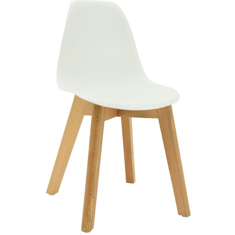 Chaise enfant polypropylène et bois