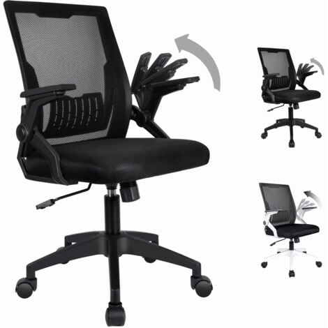 chaise et fauteuil de bureau Futurefurniture.® Chaise de bureau,sur mesure pour les jeunes,chaise de bureau,chaise informatique,avec accoudoir réglable noir