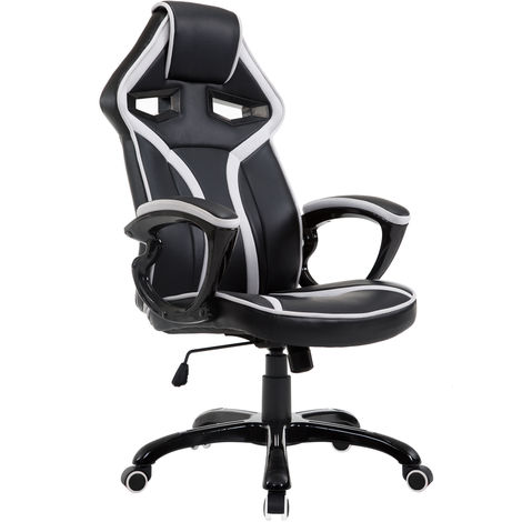 Chaise Fauteuil De Bureau Gaming Racing A Bascule Pivotant