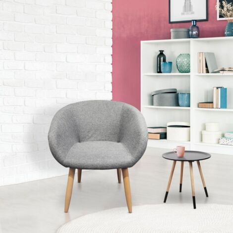 Chaise / Fauteuil style scandinave Frost Gris