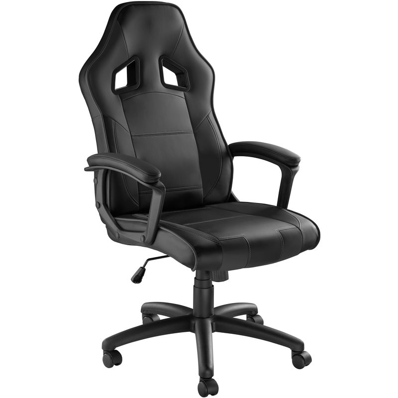 chaise gamer senpai - chaise de bureau, fauteuil siege bureau noir