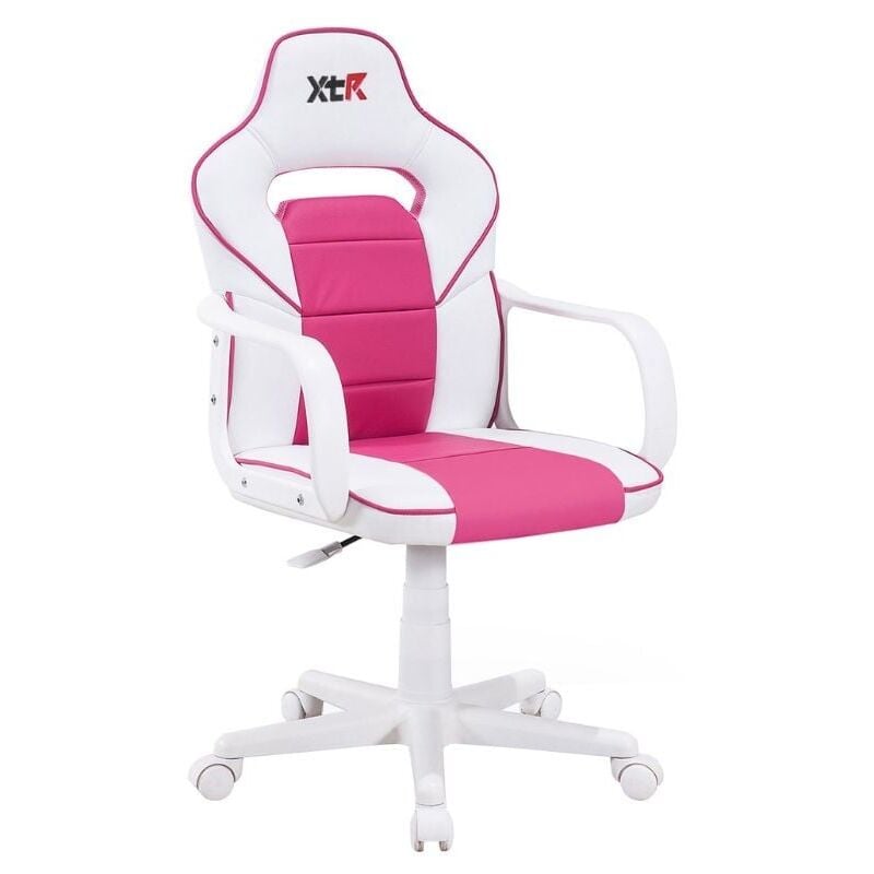 Chaise Gamer Vanellope Blanc et rose Couleur Style Gamer