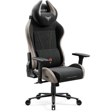 Chaise gaming en tissu Diablo X-Horn 2.0, Normal Size, Camel Black