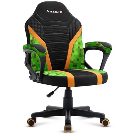 Chaise gaming Huzaro Ranger 1.0 Pixel Mesh – Tissu respirant – Siège rembourré – Largeur 540mm – Acier robuste pour enfants