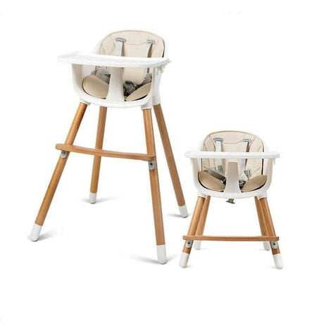 Coussin d'assise universel Miam avec harnais pour chaise haute bébé -  Monsieur Bébé - Gris foncé - Kiabi - 13.90€
