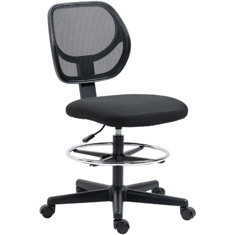 Chaise haute de bureau STORMY noire