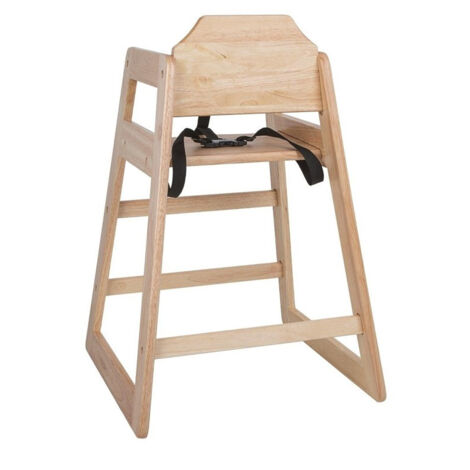 Chaise Haute en Bois Finition Naturelle - Bolero