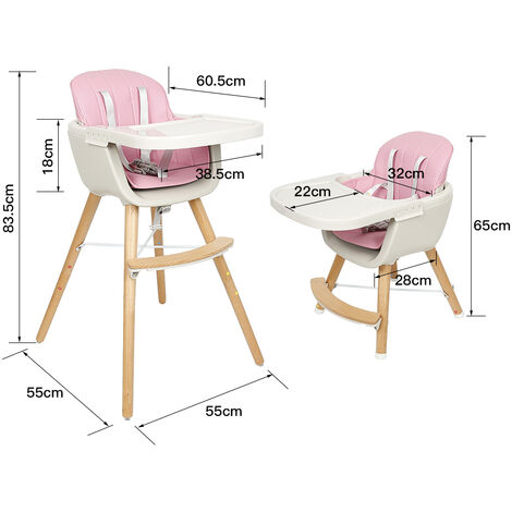 CHAISE Haute PLIANTE pour Enfants 2-4 Ans - BrocNshop