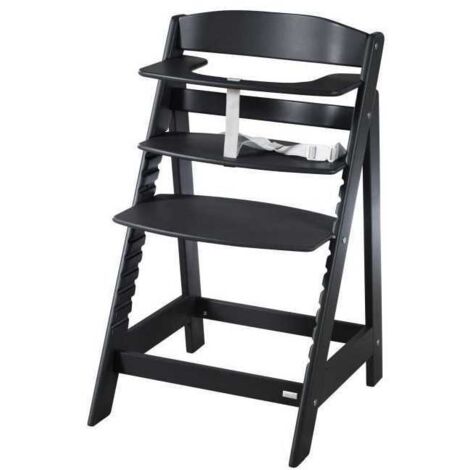 Chaise haute évolutive - ROBA - SIT UP FLEX - Des 6 mois jusqu'a 70 kg - Noir