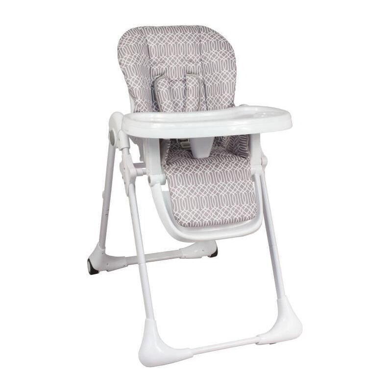 Chaise haute multipositions Bambisol Inclinable - Jusqu'a 3 ans - Beige / Blanc