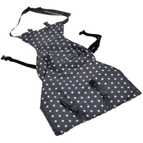 Chaise haute portable pour bébé, résistante à l'abrasion, en polyester durable et résistant, avec ceinture d'alimentation.