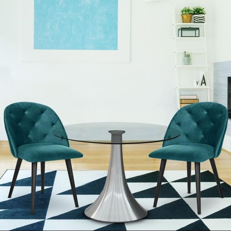 Chaise Honor Velours Vert