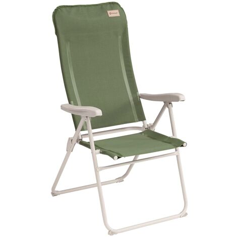 Outwell Chaise Inclinable de Camping Plage Jardin Pêche Extérieur Multicolore