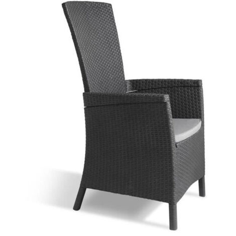 Chaise inclinable de jardin Vermont Graphite 238452 Keter