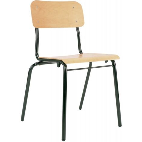 Chaise IRYS Holz noir/Hetre (Par 4)