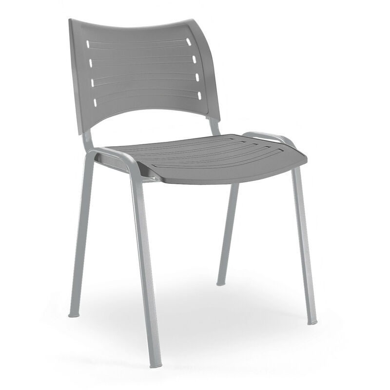 Chaise Iso Smart Plast Grey gris-ral-7045