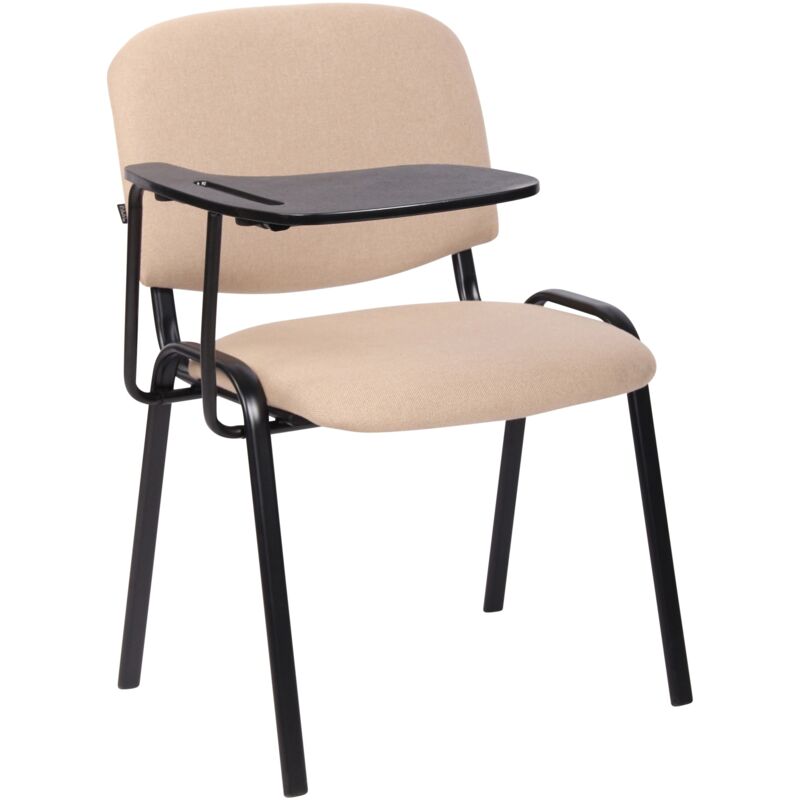 CLP - Chaise ken en tissu avec crème à table basse pliante
