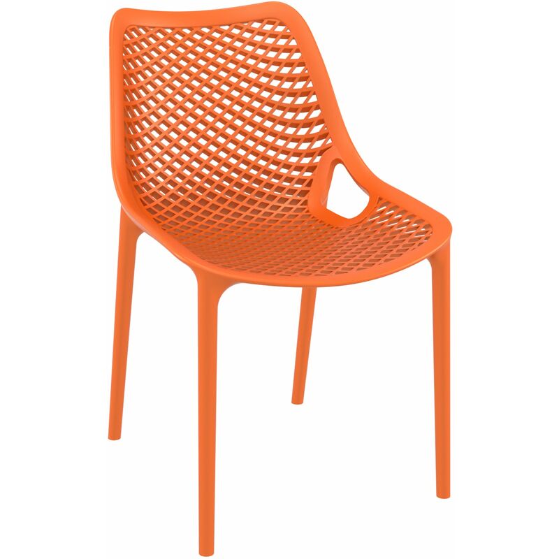 Netfurniture - Chaise latéral spyro - Orange - orange