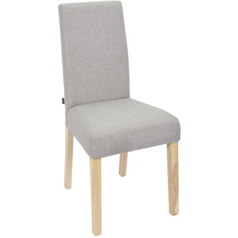 Chaise Lena Gris Clair - Lot De 2
