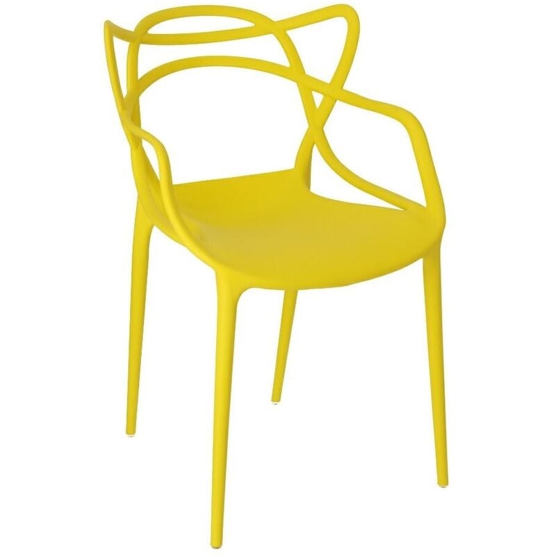 Chaise Lexi jaune insp. Chaise principale