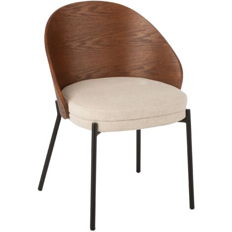 Chaise LONE – Design moderne et confort durable-Marron