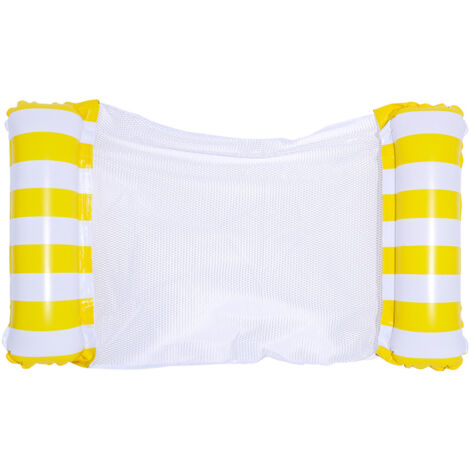 Chaise longue aquatique, canapé-lit flottant, bouée gonflable pour adultes (pompe incluse)