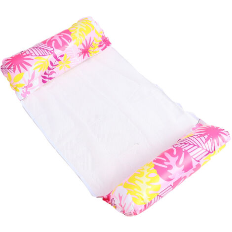 Chaise longue aquatique, canapé-lit flottant, bouée gonflable pour adultes (pompe incluse)