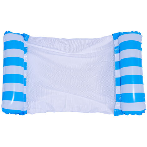 Chaise longue aquatique, canapé-lit flottant, bouée gonflable pour adultes (pompe incluse)