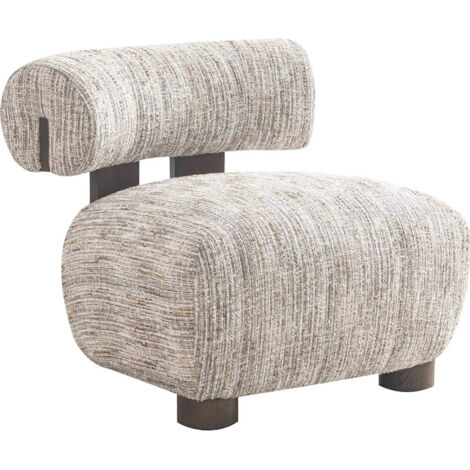 Chaise longue Arabella greige élégante - Greige subtil
