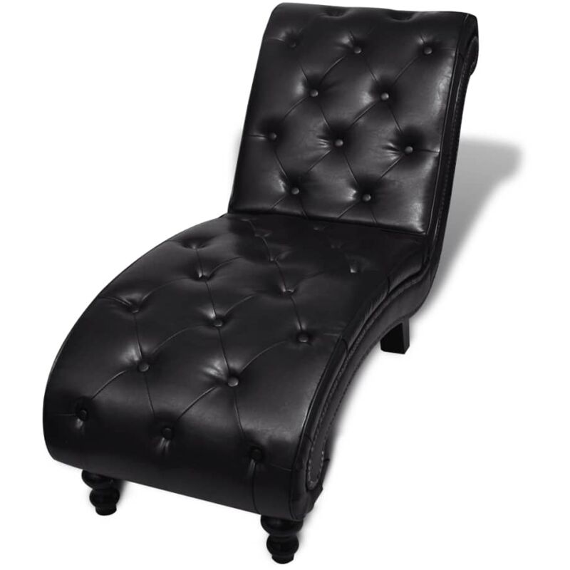 Vidaxl - Chaise longue Marron Similicuir