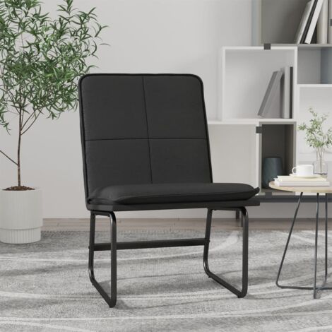 Chaise longue  Bain de soleil  Transat de relaxation Noir 54x75x76 cm Similicuir BSRHS842683