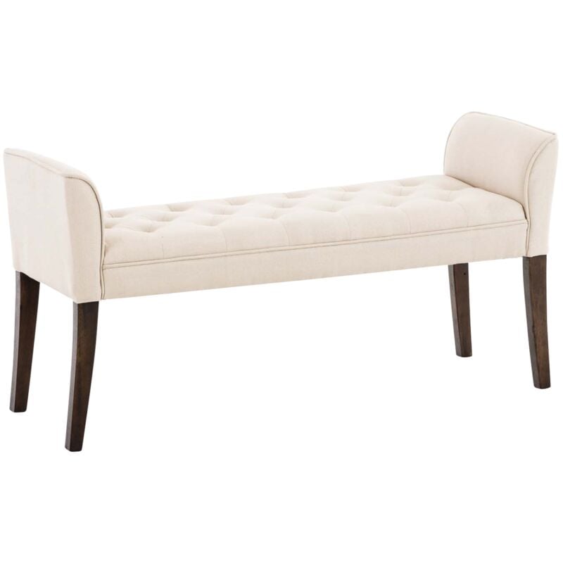 

Chaise Longue Cleopatra Tapizado en Tela Crema Antigüo oscuro