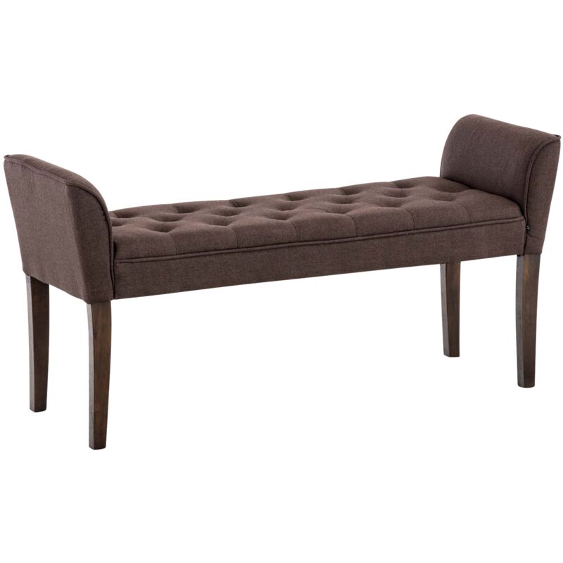 

Chaise Longue Cleopatra Tapizado en Tela Marrón Antigüo oscuro